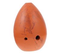 COSMEVIVI Pear Shape Xun Boys and Girls Musical Instrument Pottery Xun for Birthday Easy to Play Rock Pattern Safe