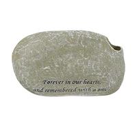COSMEVIVI Pet Memorial Stone Remembrance Ornament for Dogs and Cats Weather Grave Marker for Home and Garden Thoughtful Bereavement Keepsake for Pet Owners
