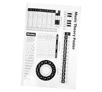 COSMEVIVI Piano Chord Sheets Chord Wheel Piano Musical Education Beginner's Guide