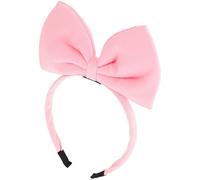 COSMEVIVI Pink Bowknot Headband for Women, Big Bow Hair Band with Fine Workmanship, All-match Cloth Hair Accessory Suitable for Daily Use and Engagement