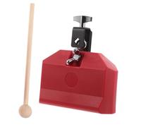 COSMEVIVI Plastic Cow Bell Mallet Toy Latin Drum Percussion Instrument Orff Instrument Educational Musical Block for Boys and Girls