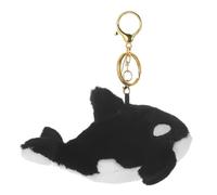 COSMEVIVI Plush Whale Keychain Pendant Cartoon Sea Animal Charm for Bags Keys and DIY Decor Soft Stuffed Keyring for Women and Girls