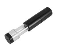 COSMEVIVI Portable Automatic Powder Spray Makeup Brush with One-click Dispensing for Even Distribution, Black Plastic and Fibers Material, for Travel on The Go Use