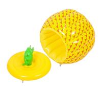 COSMEVIVI Portable Inflatable Pineapple Ice Bucket with Cold-Resistant Eco-Friendly PVC Material, Beer Holder Water Cooler for Parties and Outdoor Use