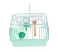 COSMEVIVI Portable Multi-functional Bird Travel Cage for Birds Sturdy Design with Spacious Interior and Handle for Parrots Lovebirds and Travel Use