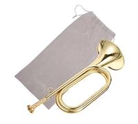 COSMEVIVI Professional Brass Bugle Trumpet Lightweight Design b Flat Trumpet for Beginners School Band Orchestra