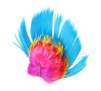 COSMEVIVI Punk Rock Wig for Men Funny Cosplay Prop Unique Design Comfortable Fit for Halloween Parties Fancy Dress Role-playing Events Chicken Comb Style Wig