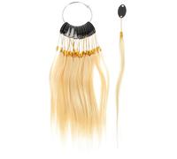 COSMEVIVI Real Human Hair Color Testing Samples Hair Test Strands 30pcs Comfortable to for Hairdressing and Beauty Shops for Salon and Dyeing
