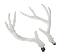 COSMEVIVI Realistic Deer Antlers for Adults Faux Reindeer Antlers Headband Christmas Costumes Diy Decorations 17cm