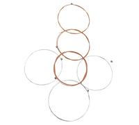 COSMEVIVI Replacement Strings for Acoustic Guitar 1 Bag of 6 Steel Strings Folk Guitar Parts