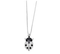 COSMEVIVI Retro Ladybug Pocket Watch for Boy Girl Vintage Quartz Design White Alloy Portable Stylish Birthdays and Special Occasions