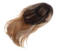 COSMEVIVI Shoulder Length Wig: Women Natural Looking Straight Synthetic Hair - Gradient Color Wig For Daily Use Outdoor Activities & Party Props