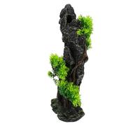 COSMEVIVI Simulation Rockery Model Resin Aquarium Landscape Decoration Realistic Fish Tank Mountain Decor Antique Style Hide Cave for Fish Compact Aquarium Accessories