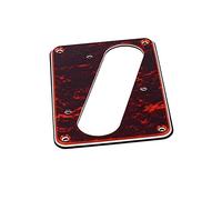 COSMEVIVI Single Layer Flat Base Pickup Dark Red Guitar Pickup Cover for Bridge Mounting Plate Elegant Design Replacement for Broken