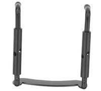 COSMEVIVI Small Black Metal Violin Chin Rest Screw Adjustable Chinrest Clamp for Violin and Viola Musical Instrument Repair