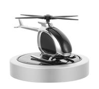COSMEVIVI Solar Powered Helicopter Car Air Freshener Stylish Aroma Diffuser Creative Dashboard Decor Ornaments for Auto Unique present Idea for Car Enthusiasts