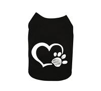 COSMEVIVI Spot The Dog Summer Pet Vest Heart Footprint Pattern Comfortable Dog Clothing Puppies Cool Coat Party