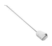 COSMEVIVI Stainless Steel Bird Feeder Cleaner Long Handle Poop Scooper for Chicken Coop Reptile Litter Scoop Garden Poop Scoop