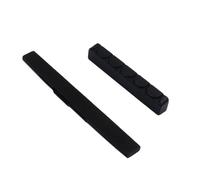 COSMEVIVI String Acoustic Guitar Bridge Nut Saddle in Ebony Real Buffalo Bone Material Replacement for Classical Guitar