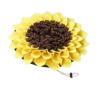 COSMEVIVI Sunflower Dog Snuffle Mat Slow Feeding Pad for Puppies and Pets Chew Resistant Training Blanket for Foraging Stress Relief and Enhanced Sniffing Skills Non Toxic Bright Color Pet