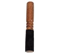 COSMEVIVI Tibetan Singing Bowl Mallet Large C-size Handcrafted Nepalese Wood and Leather Striker Stick 18cm for Buddha Sound Bowls and Chanting Meditation