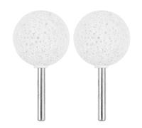 COSMEVIVI Tire Repair Grinding Tool Quick and Precise 2pcs with White Corundum and Steel Material Automotive Tire Buffing Wheel Reduces Manual Grinding Time for Car Maintenance and Travel