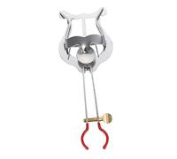 COSMEVIVI Trumpet Sheet Music Clip Holder Clamp-on Holder for Marching Band Silver Finish