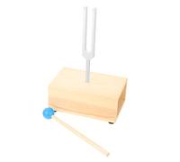 COSMEVIVI Tuning Fork Wooden Box Solfeggio Tuning Forks for Healing Acoustic Experiment Instrument