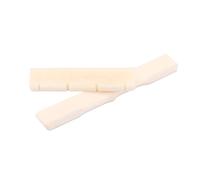COSMEVIVI Ukulele Saddle and Nut Replacement Kit Premium Bone Bridge Components for Enhanced Sound and Playability Fits Four-string Guitars