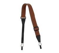 COSMEVIVI Ukulele Strap No Punch Hole Brown Cloth Ukulele Bass Strap Adjustable Accessory for Adults and Beginners