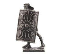 COSMEVIVI Vintage Copper Knight Figures with Medieval Decor for Home and Office Desk Decor, Unique Retro-styled Statues for Party Favors and Collectors Table Medieval Decoration