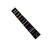 COSMEVIVI Violin Fretboard Sticker Kit Fantastic Finger Guide Decals for Beginners