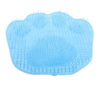 COSMEVIVI Wall Mounted Back Scrubber for Shower and Bathtub Foot Scrubber with Powerful Suction Cups, TPR Material Non-Slip Foot Mat for Hands-Free Cleaning in Shower, Anti-Skid Bath