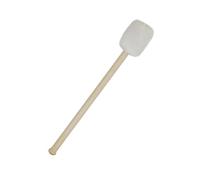 COSMEVIVI White Cashmere Drum Mallets with Maple Wood Handle for Percussion Bass Drums, Environmentally Friendly Drumsticks with Good Sense of Gravity, for Students and Beginners