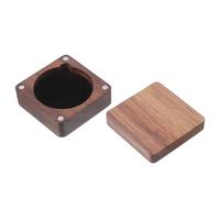 COSMEVIVI Wooden Coin Display Box for Medals and Coins with Magnetic Closure, Mini Storage Case Easy to Carry and Protect from Accidental Impacts, for Collectors at Your Desk Or Traveling
