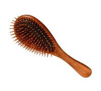 COSMEVIVI Wooden Massage Comb for Scalp Relaxation and Anti-static Detangling Stylish Retro Design Hair Brush for Women Hair Styling and Soothing Care
