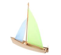 COSMEVIVI Wooden Sailboat Assembly Toy Kit for Boys and Girls Diy Model Craft Random Colors Educational Self-assembling Boat Craft for Preschool Multi-piece Wooden Sailboat Set