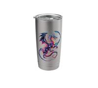 Cosmic Abstract Art Dragon Galaxy Dragons Stainless Steel Insulated Tumbler