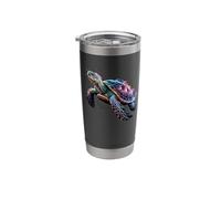 Cosmic Abstract Art Sea Turtle Turtles Tortoise Stainless Steel Insulated Tumbler