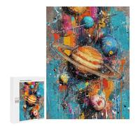 Cosmic Abstract Painting-1 Puzzle 1000 Teile Schwer Puzzle Spielzeug Lernspiel Impossible Herausforderungsspielzeug Für Erwachsene Kinder 500 PCS
