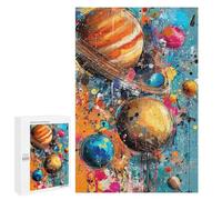 Cosmic Abstract Painting Puzzle 1000 Teile Schwer Puzzle Spielzeug Lernspiel Impossible Herausforderungsspielzeug Für Erwachsene Kinder 1000 PCS