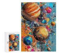 Cosmic Abstract Painting Puzzle 1000 Teile Schwer Puzzle Spielzeug Lernspiel Impossible Herausforderungsspielzeug Für Erwachsene Kinder 300 PCS