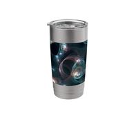 Cosmic Abstract Swirling Nebula Star Patterns Stainless Steel Insulated Tumbler