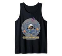 Cosmic Adventurer Astronaut Galactic Explorer Graphic Tank Top