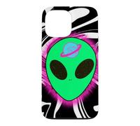 Cosmic Alien Head Planet Graphic Design Case for iPhone 13 Pro Max