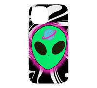 Cosmic Alien Head Planet Graphic Design Case for iPhone 14