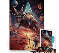 Cosmic Alien Quest Puzzles for Adults 1000 Puzzles Think Sharper, Stress Relief, Home Fun, (38x26cm)