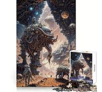 Cosmic Alien Worlds Jigsaw Puzzles 1000 Piece for Teenagers Brain Think, Smooth Connection, Real Challenge, Festive Gift (50x75cm)