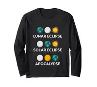 Cosmic Apocalypse Saying Lunar Eclipse Solar Eclipse Long Sleeve T-Shirt