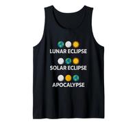 Cosmic Apocalypse Saying Lunar Eclipse Solar Eclipse Tank Top